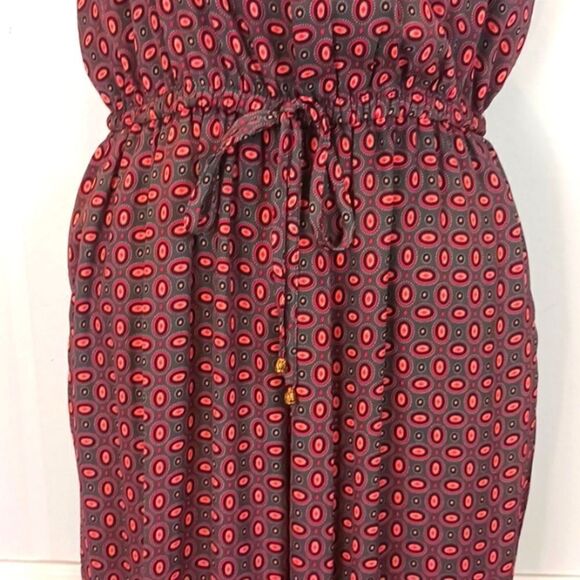 Gianni Bini Boho paisley print V neck sleeveless tie waist jumpsuit size ( M ) - Picture 5 of 11